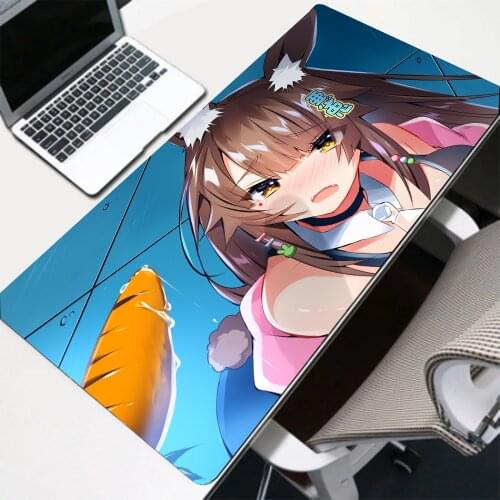 New RGB Mouse Pad with 4 Ports of USB Hub Office Game Accessories Desk Pad LED Backlight Laptop Mousepad Rubber Carpet Anti-skid