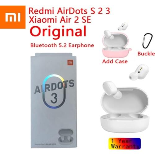 Original Xiaomi Redmi AirDots 3 Wireless Earbuds Bluetooth 5.2 TWS Touch Redmi AirDots 2 Pro 3 Automatically Connect Earphones