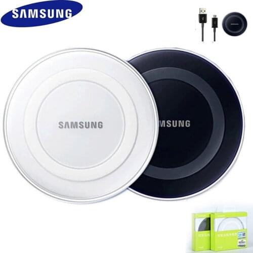 Original Samsung Wireless Charger Adapter qi Charge Pad For Galaxy S7 S6 EDGE S8 S9 S10 Plus Note 10plusFor Iphone 8 X XS XR mi9
