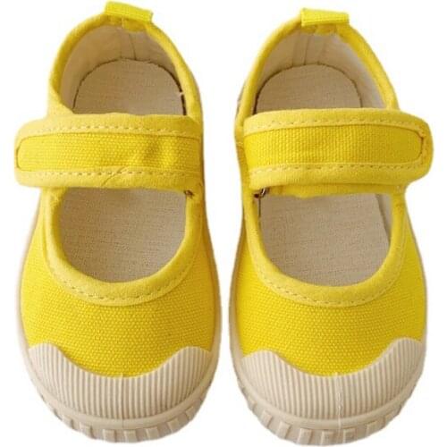 Autumn Children Canvas Shoes Kids Girls Walking Shoes Kids Canvas Shoes Soft Bottom Girls Casual Shoes 1-12 Years Old 2021