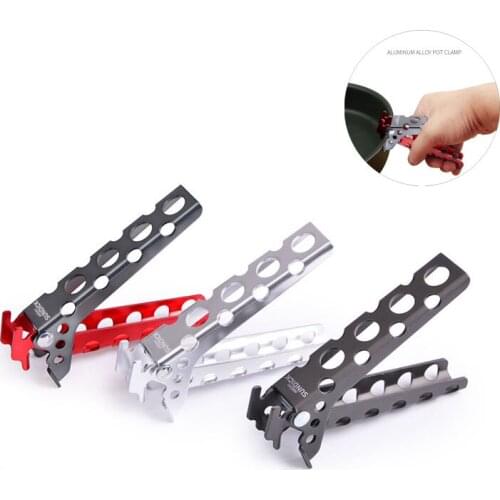 Outdoor Camping Hiking Anti-Scald Pot Pan Pot Tongs Bowl Gripper Cooking Picnic Cookware Handle Holder Clip Camping Accessories