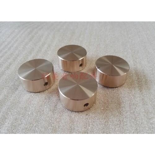 Silver / Gold Diameter 32mm height 15mm Full aluminum solid knob HIFI audio Amplifier volume knob Potentiometer knob