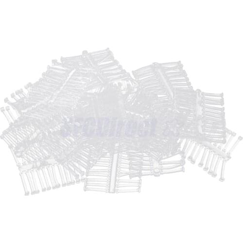 20 Frame Silicone Boilie Stoppers Beads Partner Stoppers Clear Long Hair Rigs Baits Stops for Tackle Fishing Bait Stops