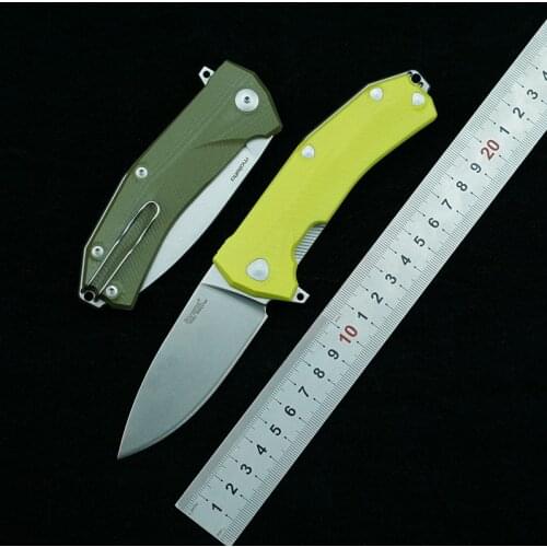 Lion Steel molletta KUR D2 blade G10 handle ball Bearing Flipper tactical folding knife camping outdoor survival knives EDC tool