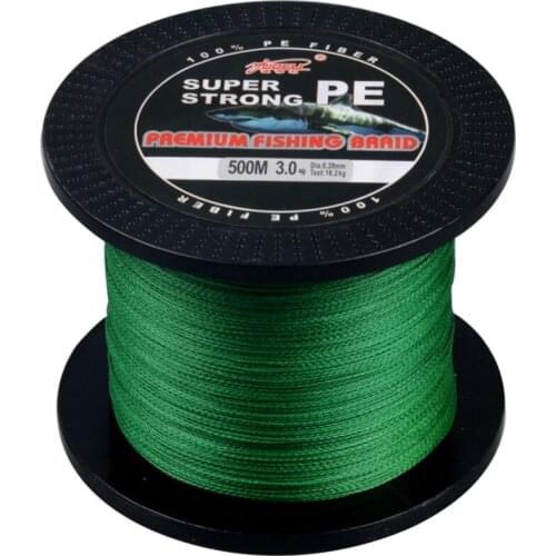 Super Strong Fishing Line 500M 0.1-0.5mm Multifilament PE Braided Line 4 Strands Fishing Wire