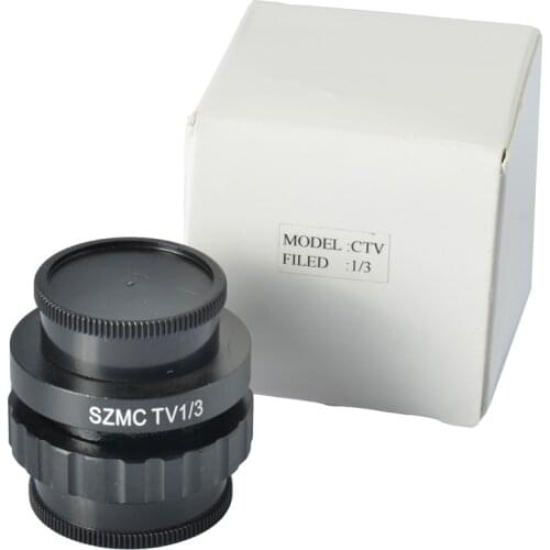 SZM 1/3 CTV Stereo Microscope Camera CCD Mounting Adapter for Trinocular Microscope