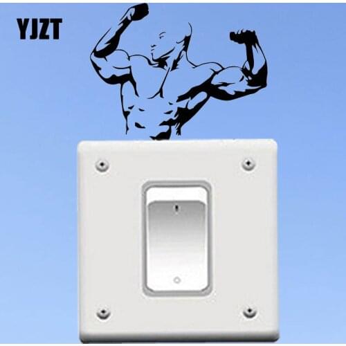 YJZT Vinyl Decal Wall Sticker Extreme Sport Body Building Fitness Gym Decor 8SS2180