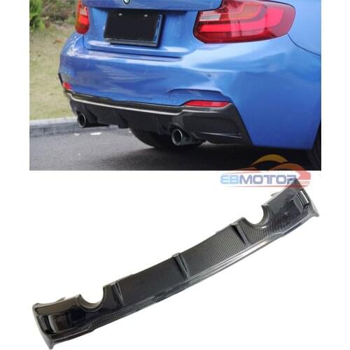 Real Carbon Fiber Rear Diffuser For BMW F22 2Series M-Sport Bumper 2014UP B401