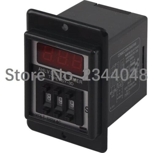 ASY-3D ANLY dialing code digital display time relay 999S delayer 999M timer AC220V