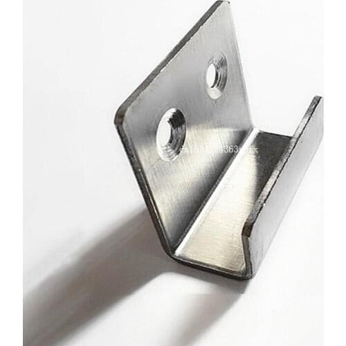 1000pcs Sample Display Wall Bracket Stainless Steel Ceramic Tile Display Wall hooks Glass Wood Wholesale