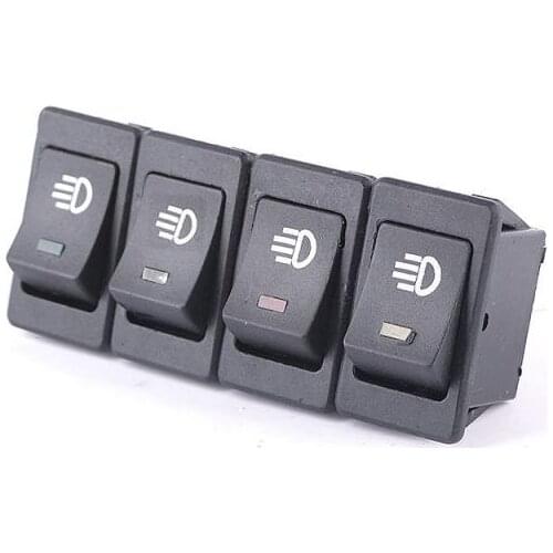 4xLED Lighted Toggle Switch Rocker 12V 35A ON OFF for Fog Light Car Truck