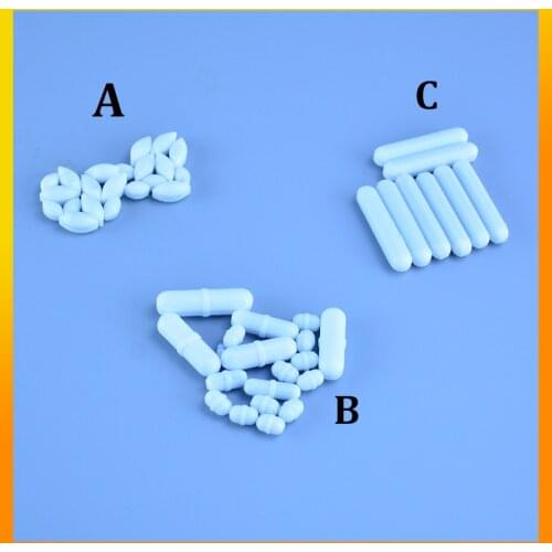 5pcs/lot Magnetic Stirrer Bar Mixed Size PTFE Magnetic Stirrer Mixer Stir Bars