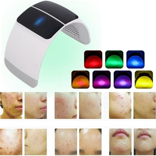 7 Colors Foldable LED Light Therapy Instrument Spots Removal PDT Phototherapy Skins Rejuvenation Machine Skin Care Facial Beauty