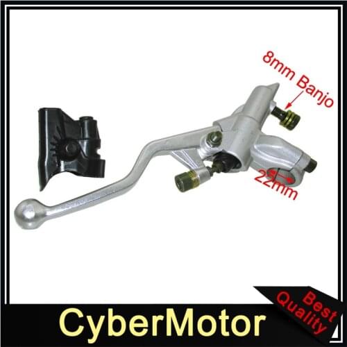 8mm Banjo Front Right Hydraulic Brake Master Cylinder For Pit Dirt Bike Motorcycle