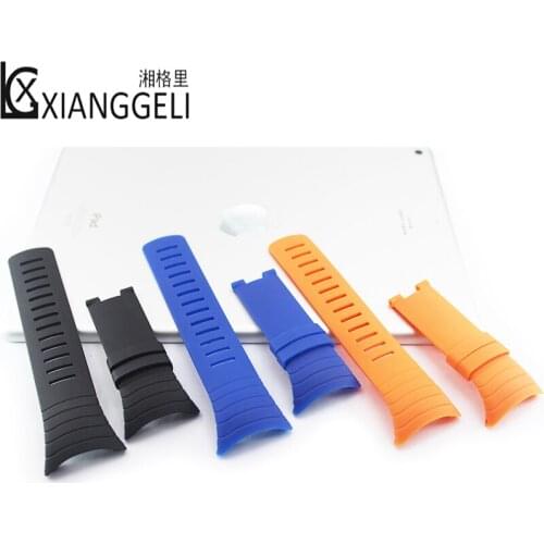 Watch accessories Suitable for suunto core colored rubber strap Outdoor sports mens watch strap