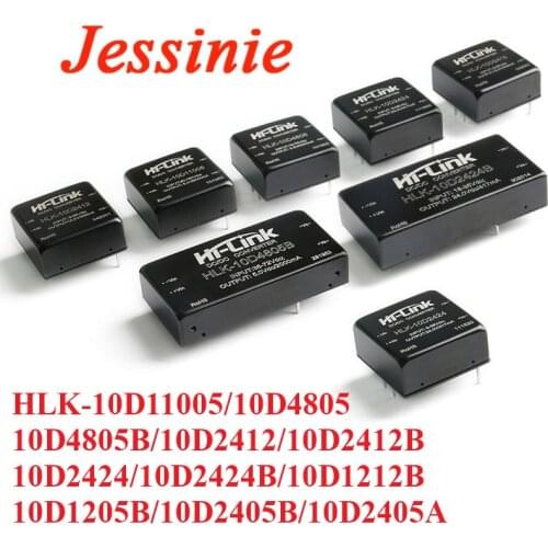 DC-DC Isolated Non-regulated Power Supply Module DIP 10W DC to DC HLK-10D11005 10D4805 10D2412 10D2424 10D1212B 10D1205B 10D2405