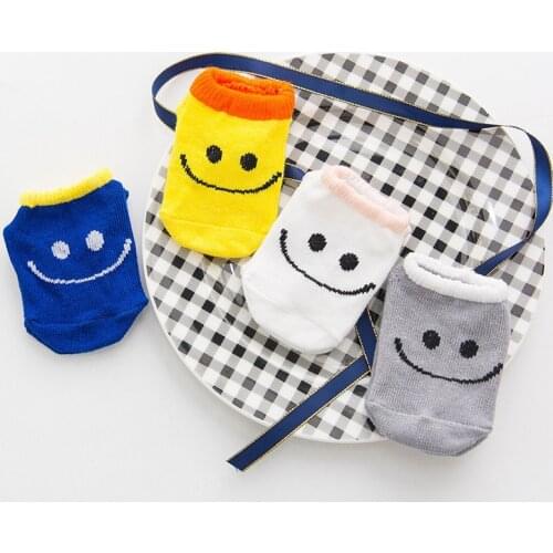 AiKway Baby Socks Cotton Cartoon Socks Newborn Socks Non-slip Socks Floor Socks Boys and Girls Boat Socks