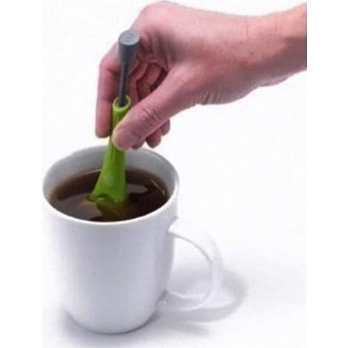 Hot Sale Healthy Food Grade Flavor Total Tea Infuser Gadget Measure Swirl Steep Stir And Press Plastic Tea&Coffee Strainer