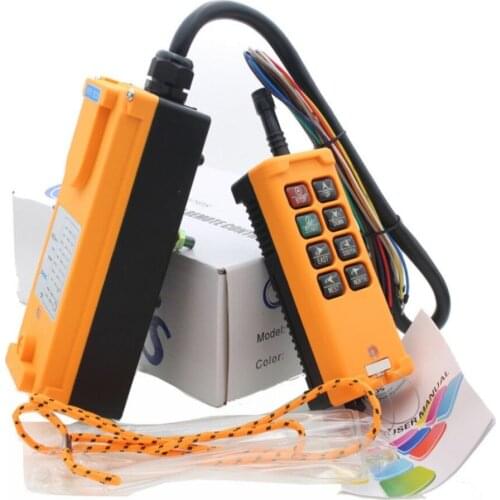 HS-8 8 keys industrial remote controller switch 1 transmitter + 1 receiver Crane Transmitter