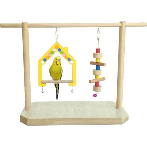 Wood Budgie Tüneği Wishbone Quirky Roost Game Park