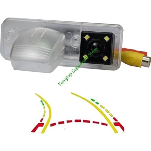 CCD 600Line Intelligent Dynamic Trajectory Tracks Rear View Camera For VW Eurovan Caravelle Transporter T4 t4 Bus 1990~2003