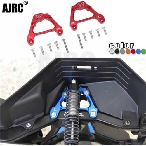 Axial AXI03007 SCX10 III Jeep aluminum alloy porous position adjustable rear shock absorber fixing bracket AXI231017