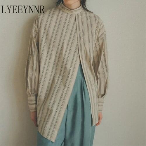 Женские офисные рубашки LYEEYNNR China At AliExpress