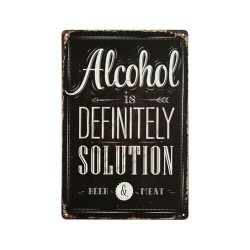 Retro Warning Tin Signs Metal Posters Plaque Bar Cafe Home House Restaurant Store Wall Art Decor Metal Painting Tin Sign Wall