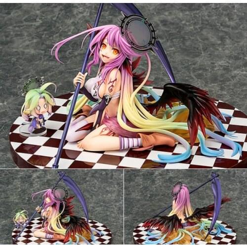 NO GAME NO LIFE Flueqel Jibril Anime figure Sexy girls Anime PVC Action Figures toys For Kids children Christmas Gifts