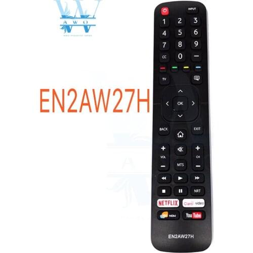 New Generic EN2AW27H For Hisense TV Remote Control With NETFILX Claro-video 4K NOW YouTube