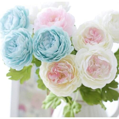 Wholesale Single branch peony High-grade artificial peony flower color variety artificial flowers free shipping HR021