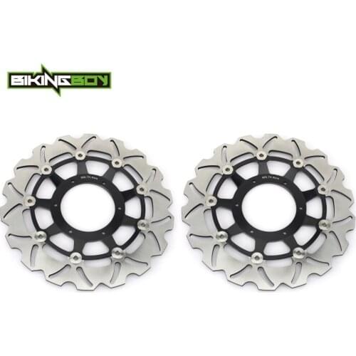BIKINGBOY 296mm Front Brake Discs Disks Rotors CB 900 F Hornet 02 03 04 05 06 CBR 600 F F4 F4i 01-07 VTX 1800 F N T 08 09 10 11