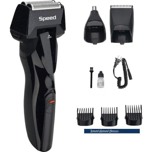 Men Professional Electric Shaver Male Rechargeable Electric Razor Beard Face Care Shaving Machine 3D Floating noseTrimmer Cutter