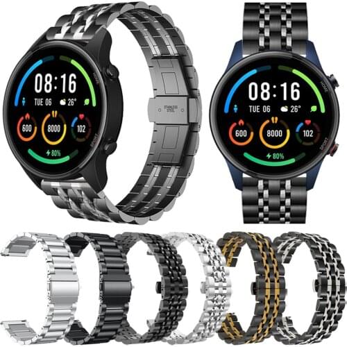 Wrist Straps Metal Band For Xiaomi Mi Watch color sports edition Stainless steel Strap Replace Bracelet Watchband Accessories
