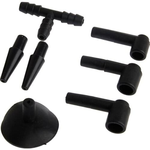 X7AE Cars Motorcycles Hand Held Vacuum Tester Pump Brake Bleeder Gauge Tool Kit New