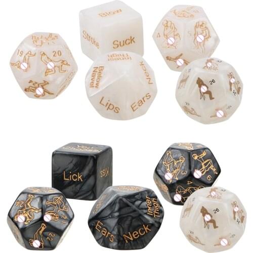 5 pcs/set Sex Dice Love Sexy Posture Humor Gambling Sex Toys for Couple Adult Sex Toys Sex Erotic Products