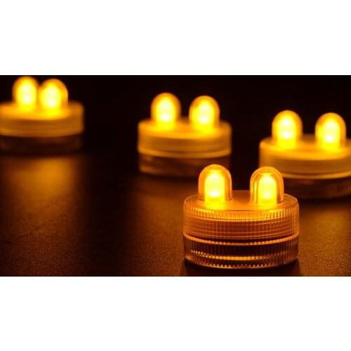 Factory vendor MULTI Water Proof Submersible LED Tea Light-Wedding Event Centerpieces deco