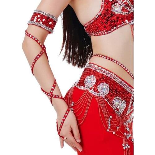 New design 1pair/2pcs pretty Belly Dancing Arm-Bands Sexy belly dance stage Accessories various colors available