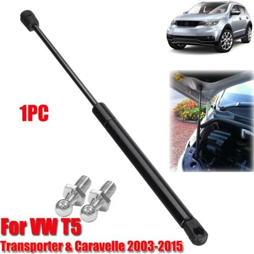 1Pc Front Bonnet Hood Support Gas Spring Strut Struts Bars Support Rod Arm 7E0823359 For VW T5 Transporter & Caravelle 2003-2015