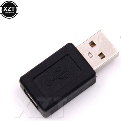1pc NEW Micro USB female to USB 2.0 male connector plug charger adapter Socket converter head for Phone