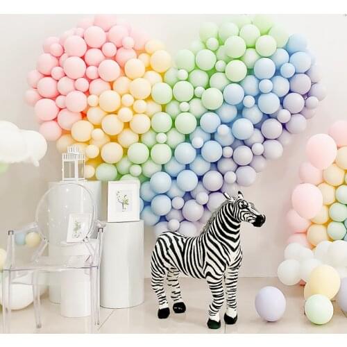 100/300/500pcs 5/10/12inch pink purple macaron latex balloon wedding decoration birthday party balloon decoration baby shower