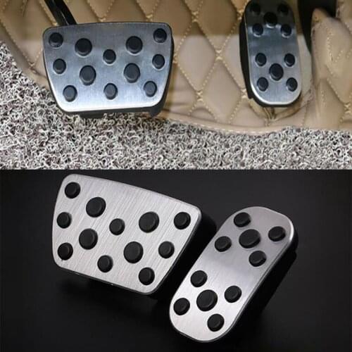 For Toyota Land Cruiser Prado 150 2010 - 2020 Car Accelerator Pedal Brake Pedals Non Slip Cover Case Pads Trim Accessories 2pcs