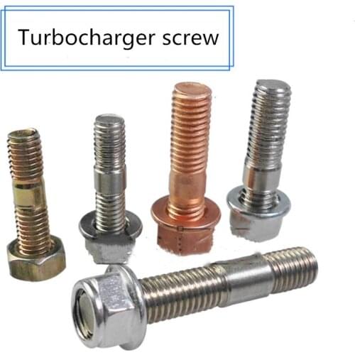 20PCS Varilla de tornillo estabilizada Booster, tapa de tornillo de supercargador, turbocompresor, M8 M10