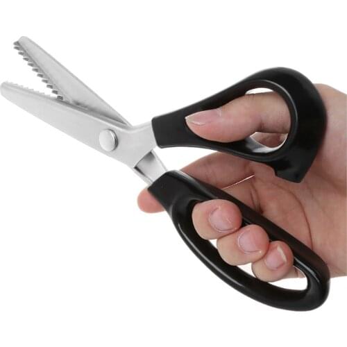 23.5cm Zig Zag Sewing Cut Dressmaking Tailor Shear Pinking Scissor Leather Craft Dropshipping