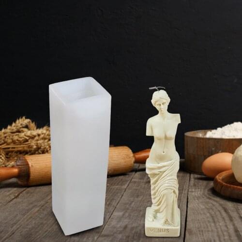 3D Venus Goddess Candle Aromatherapy Silicone Mold Handmade DIY Chocolate Baking Mold Soap Silicone Mold