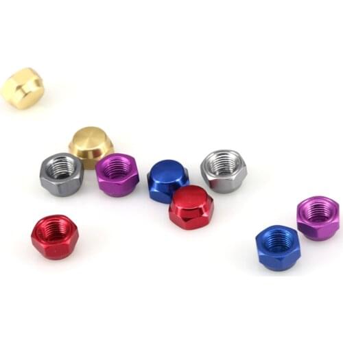 5Pcs Fishing Accessories M7 for Fishing wheel Modification Bait Casting Nut New Nut BaitCast Reel Parts Five Colors