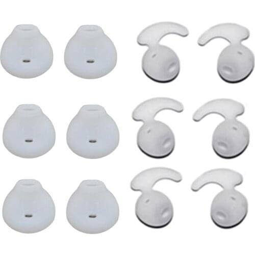 6 Pairs Silicone Earbuds Eartips Replacement Cover for S6 S7