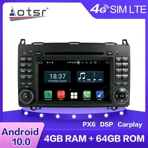 Car Android DVD Player For Mercedes Benz B200 B-class Multimedia Radio Stereo PX6 Car GPS Navigation 4G LTE WIFI BT Head Unit