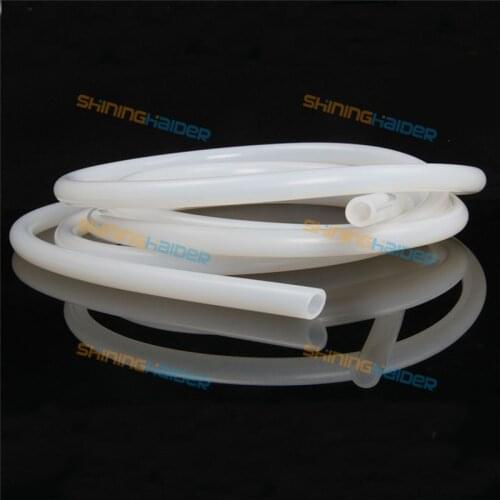 Free shipping ID1mm-70mm white silicone tube with high temperature innocuously white silicone tube white color silicone hose