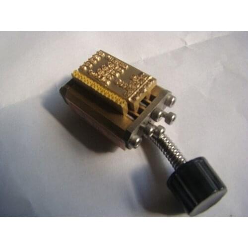 Free shipping Ribbon coding machine, ink wheel code printer copper block,printing head stamping ,can be customized